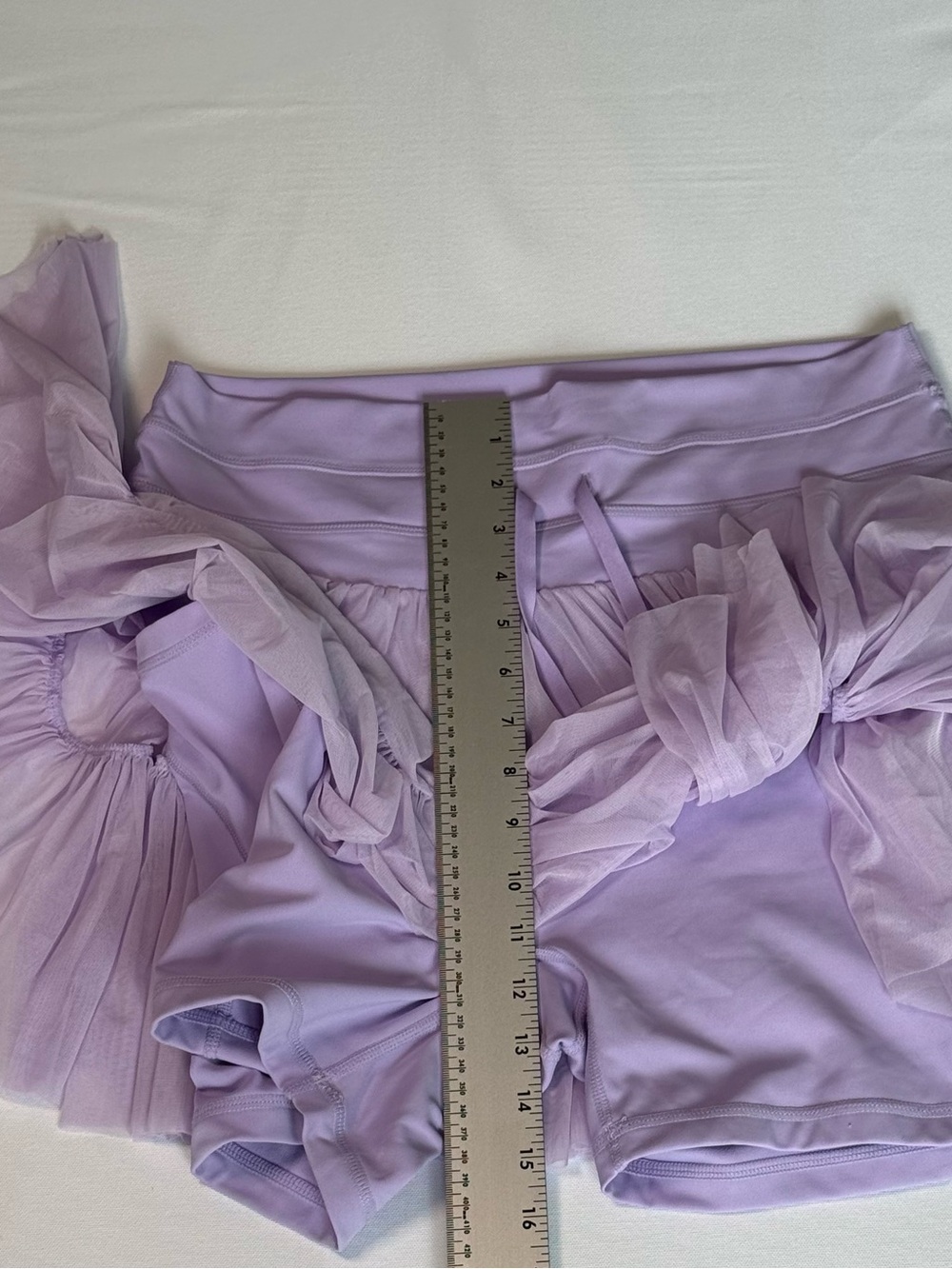 POPFLEX Pirouette Skort Digital Lavender XL Tennis Ballet Fairycore Activewear - Picture 3 of 11